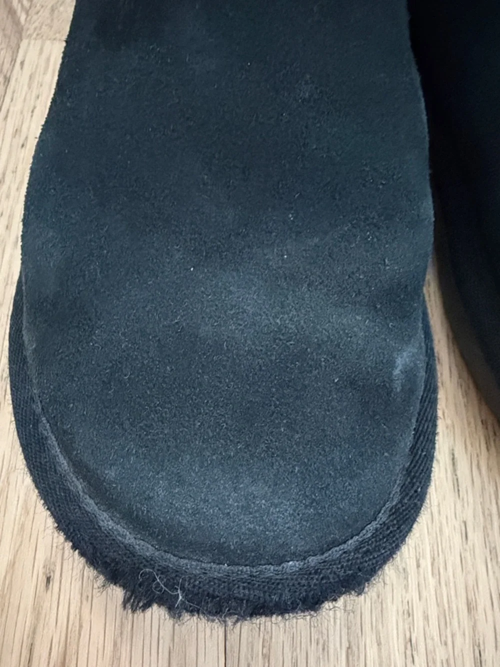 Koolaburra by Ugg Black Suede Tall Heel-Trim Bow Back Boots girls sz 4